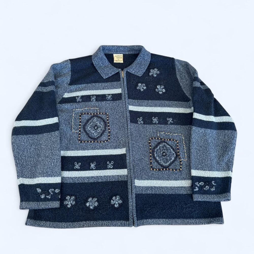 Allison-daley Women's Blue and Navy Jumper